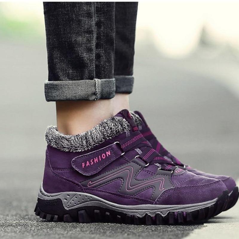 Winterschuh mit Innenfutter - lila