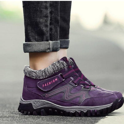 Winterschuh mit Innenfutter - lila