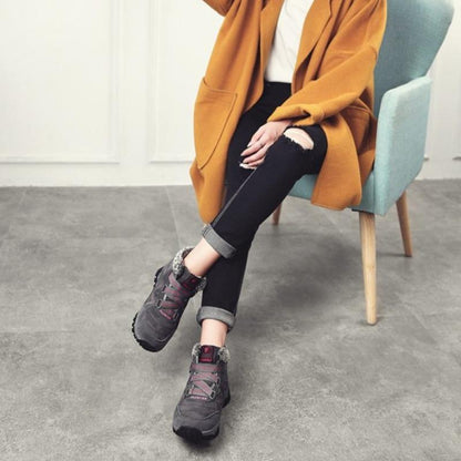 Winterschuh mit Innenfutter - grau