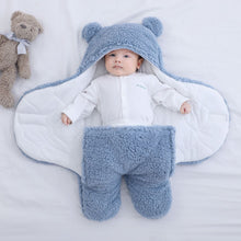 Lade das Bild in den Galerie-Viewer, Baby-Einschlagdecke - kuschelige Puckdecke zum Einwickeln
