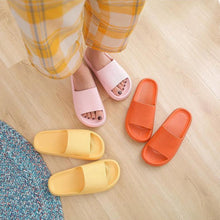 Lade das Bild in den Galerie-Viewer,  Orthopädische Sandalen / Hausschuhe (extra weich) - Laufen wie auf Wolke 7 - gelb pink und orange

