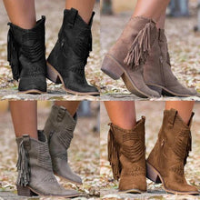 Lade das Bild in den Galerie-Viewer, Pullino – Stylishe Cowboystiefeletten
