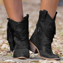Lade das Bild in den Galerie-Viewer, Pullino – Stylishe Cowboystiefeletten
