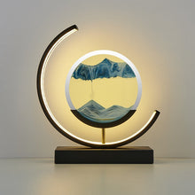 Lade das Bild in den Galerie-Viewer, Sandscape light™ | Die Kunst des Sandes der Tiefsee - wunderschön, vielseitig, mit Beleuchtung _schwarz blau
