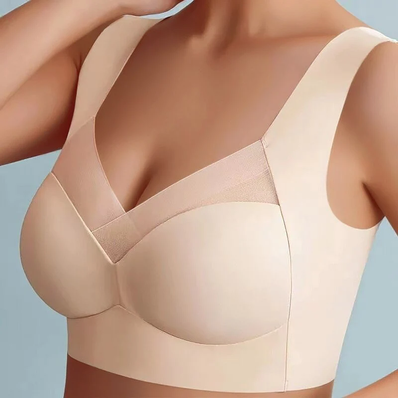 Seamly - Bequemer nahtloser BH (1+1 gratis) - hauchdünn, elastisch, mit Push-Up-Effekt_lieblingsladen_beige