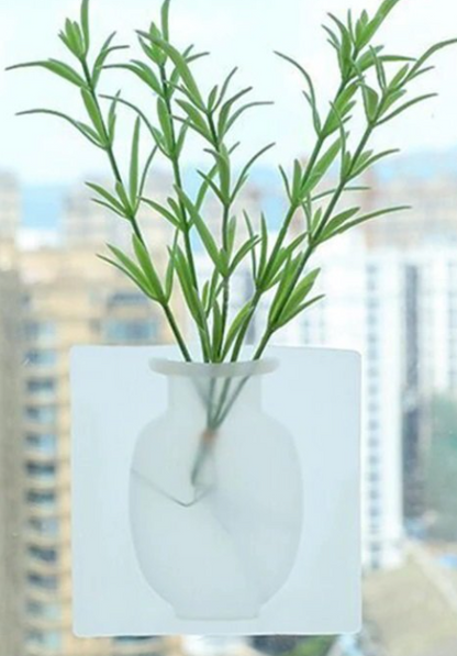 Selbstklebende Blumenvase