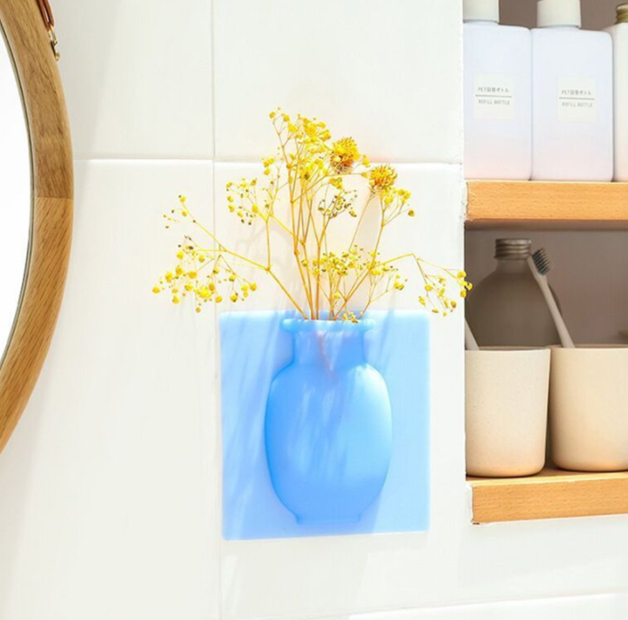 Selbstklebende Blumenvase