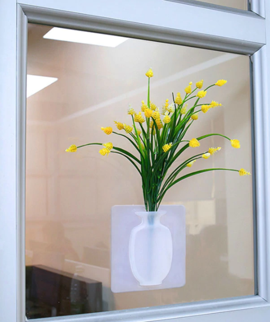 Selbstklebende Blumenvase