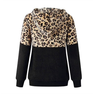 Statia - Frecher Kapuzenpullover for Frauen mit Leopardenprint