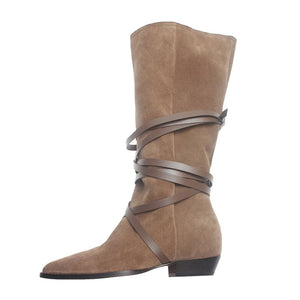 Tredeo - Bequeme Wildlederstiefel für Damen