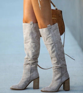 Tredeo - Bequeme Wildlederstiefel für Damen