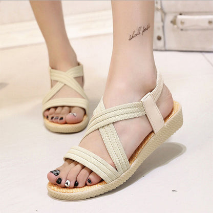 WOLF Damen Bohème Sommer Sandalen Bequem