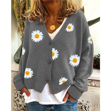 Lade das Bild in den Galerie-Viewer, WOLF Stickerei Gestrickter Pullover
