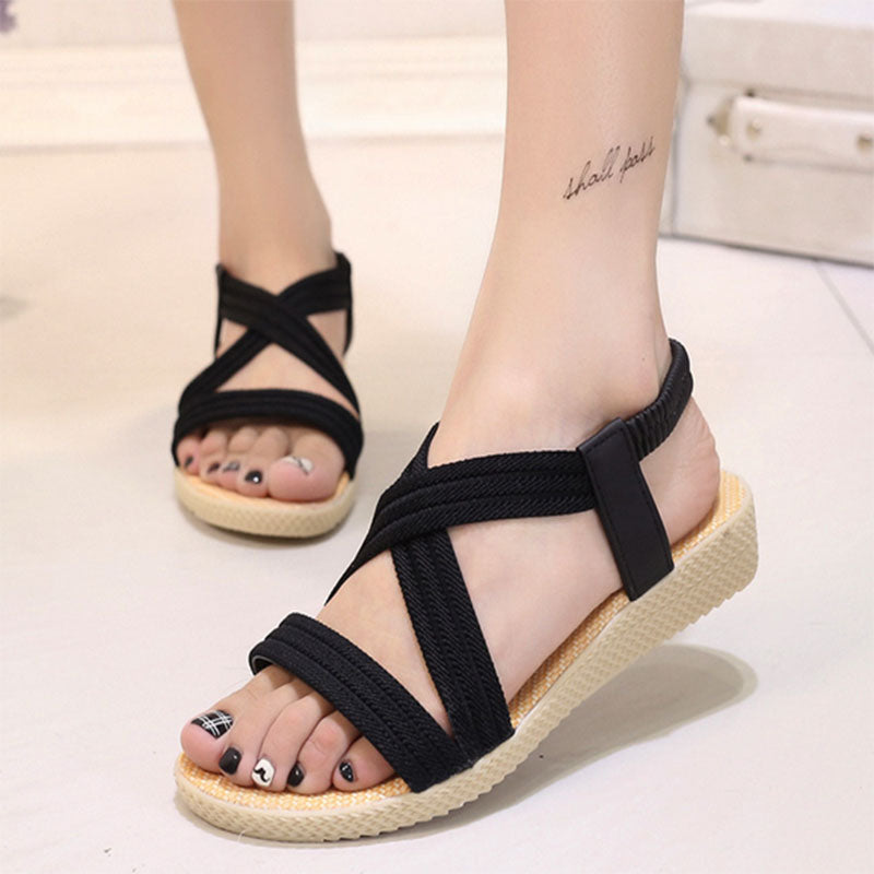 WOLF Damen Bohème Sommer Sandalen Bequem