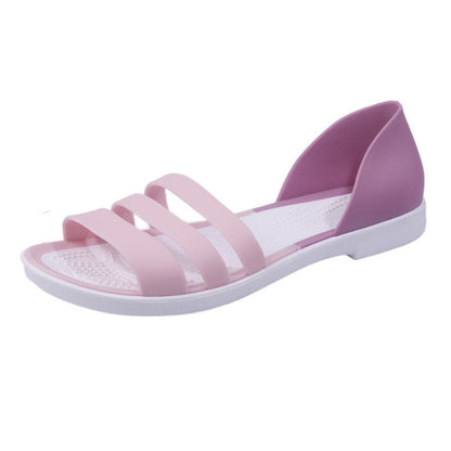 WOLF Minimalistische Sandalen mit offener Spitze