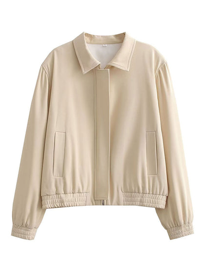 Beluca Bomber Jacket | Lässige übergroße trendige Zwischenjacke mit Kragen für Frauen