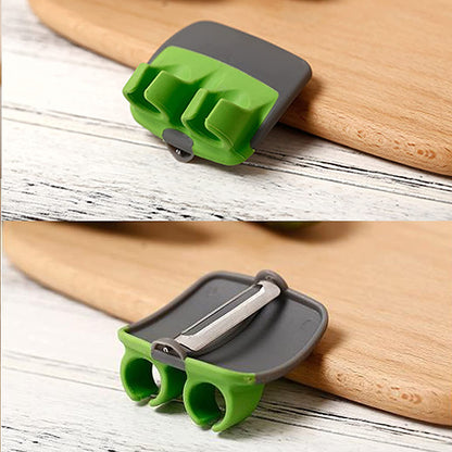 Finger Schäler - Das Schälen von Obst und Gemüse war noch nie so einfach (1+1 GRATIS)!