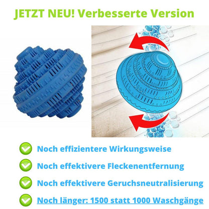 Waschkugel - Weltneuheit - Waschen ohne Waschmittel