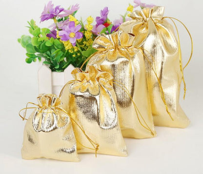 Weihnachtsgeschenkbeutel mit Kordelzug (50 Stück)