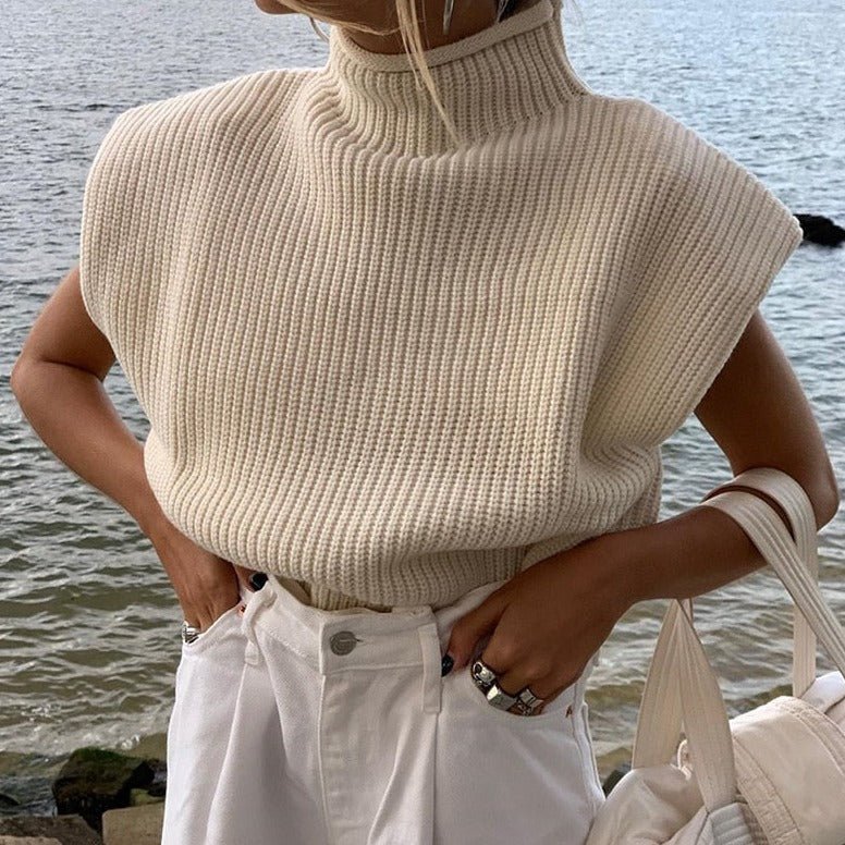 WOLF Ärmellos gestrickt Pullover