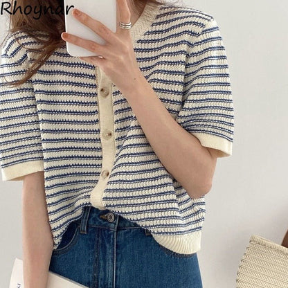 WOLF Atmungsaktiv Elegant Gestreift Pullover