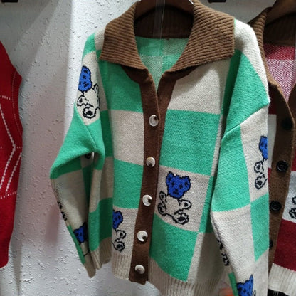 WOLF Bär Druck Pullover