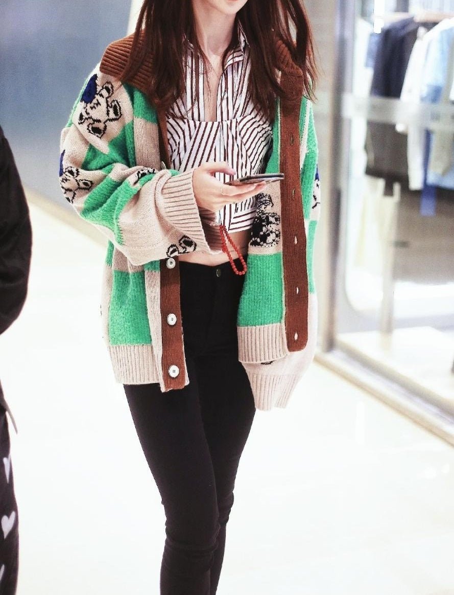 WOLF Bär Druck Pullover