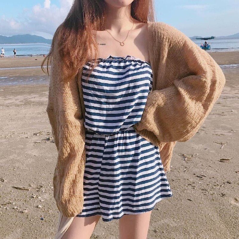 WOLF Batwing-Ärmel offen Front Mantel