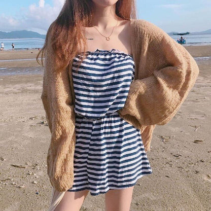 WOLF Batwing-Ärmel offen Front Mantel