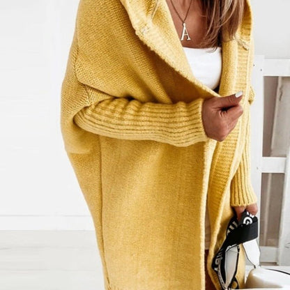 WOLF Faulenzen Ärmel Kapuze Lose Pullover