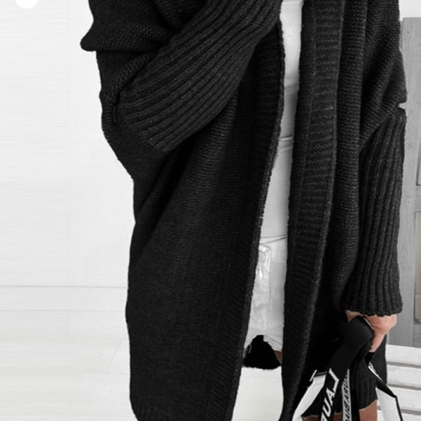 WOLF Faulenzen Ärmel Kapuze Lose Pullover