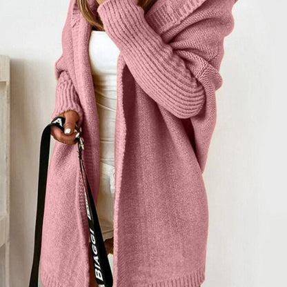 WOLF Faulenzen Ärmel Kapuze Lose Pullover