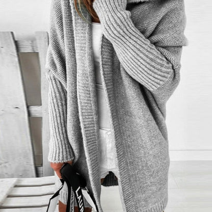 WOLF Faulenzen Ärmel Kapuze Lose Pullover