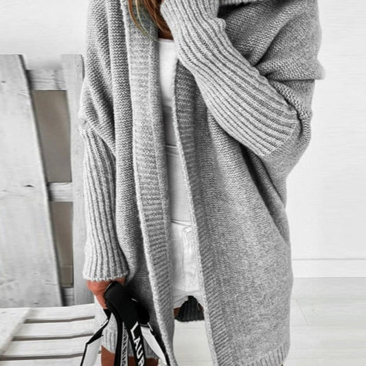 WOLF Faulenzen Ärmel Kapuze Lose Pullover