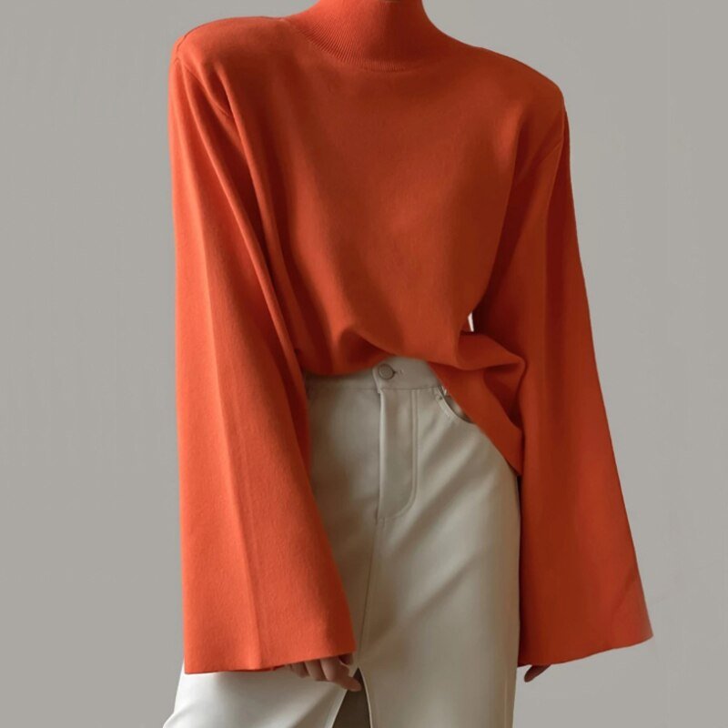 WOLF Flare Langarm Pullover