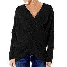 Lade das Bild in den Galerie-Viewer, WOLF Gekreuzter Pullover
