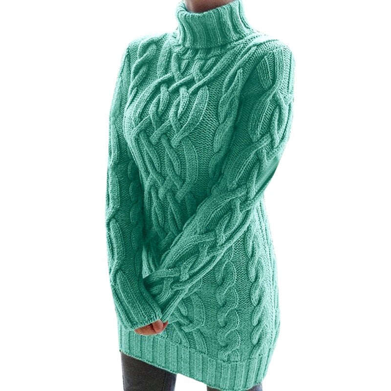 WOLF - Halte dich kuschelig warm mit diesem stylischen Strickkleid