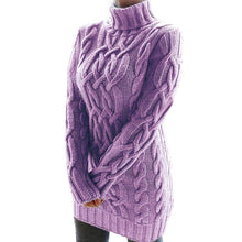 Lade das Bild in den Galerie-Viewer, WOLF - Halte dich kuschelig warm mit diesem stylischen Strickkleid

