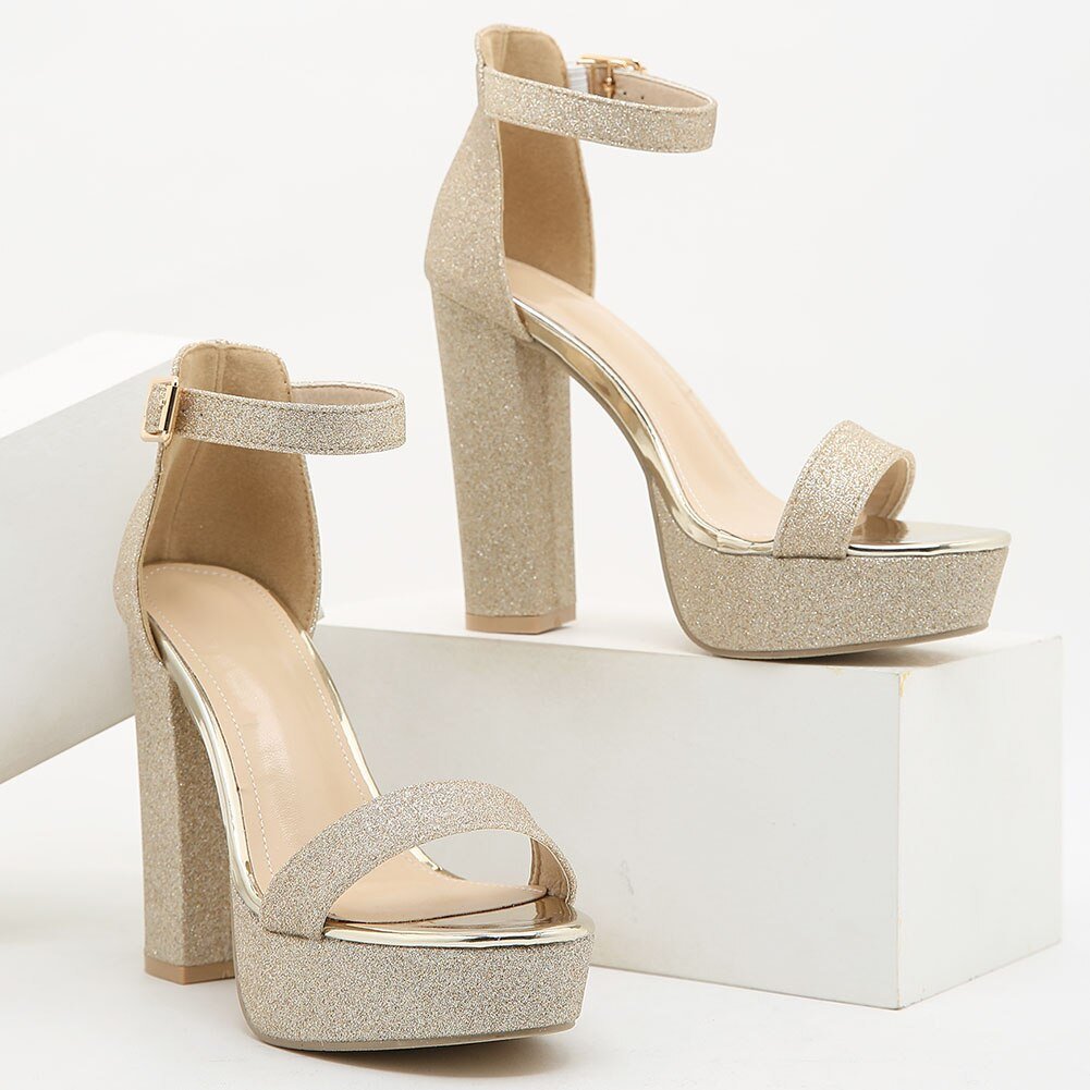 WOLF High Heels Knöchelschnallenriemen