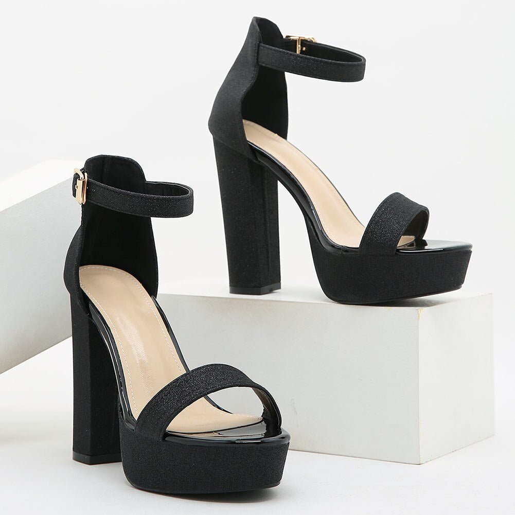 WOLF High Heels Knöchelschnallenriemen