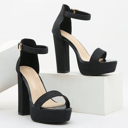 WOLF High Heels Knöchelschnallenriemen