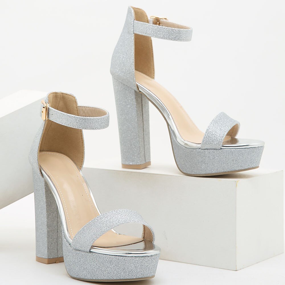 WOLF High Heels Knöchelschnallenriemen