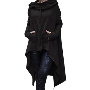 WOLF Kapuzenpullover Unregelmäßiges Top