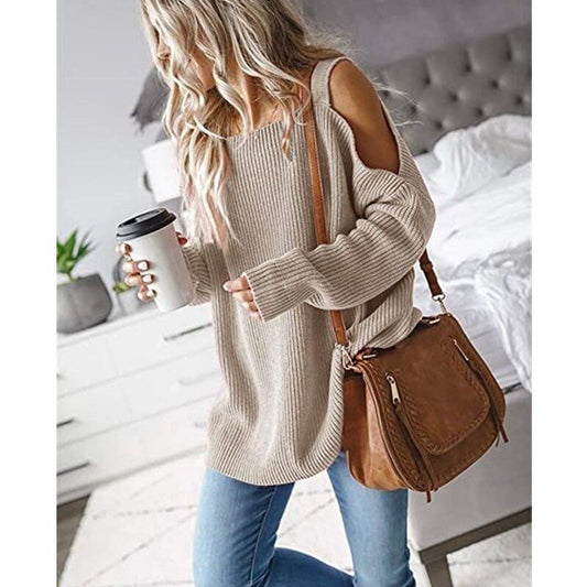 WOLF Langärmeliger trägerloser Pullover