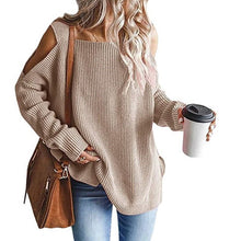 Lade das Bild in den Galerie-Viewer, WOLF Langärmeliger trägerloser Pullover
