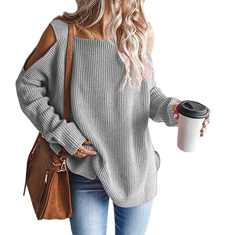 WOLF Langärmeliger trägerloser Pullover