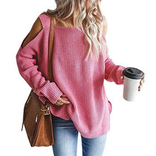 Lade das Bild in den Galerie-Viewer, WOLF Langärmeliger trägerloser Pullover
