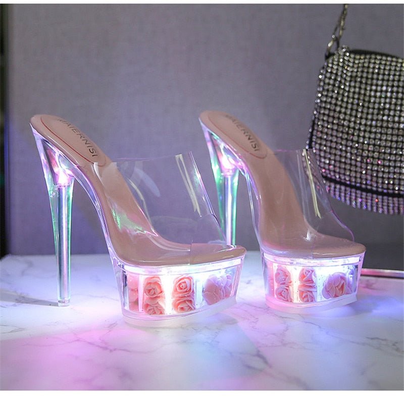 WOLF Leuchtende High Heels