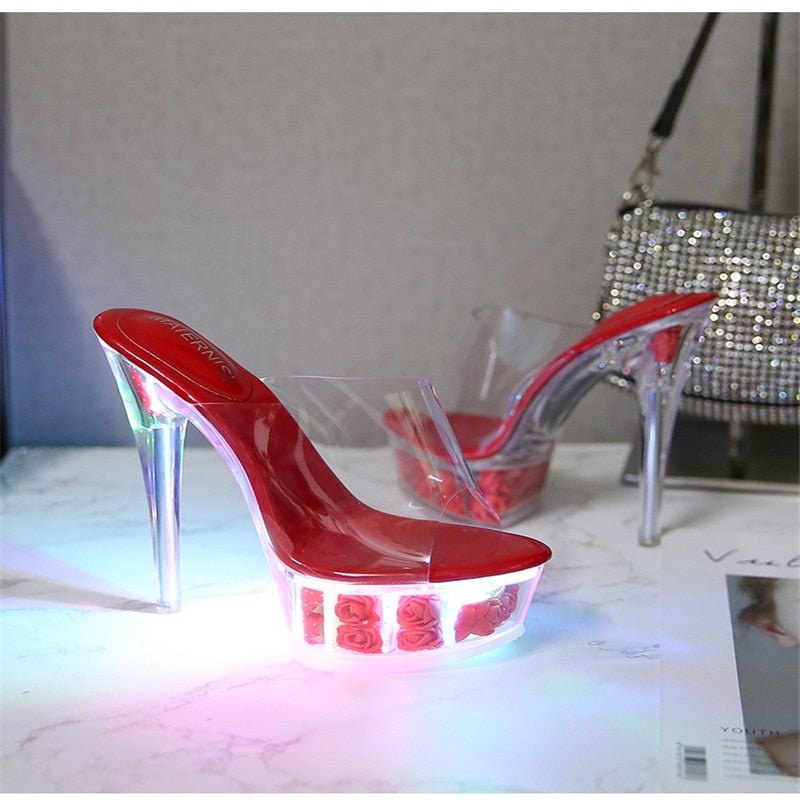 WOLF Leuchtende High Heels