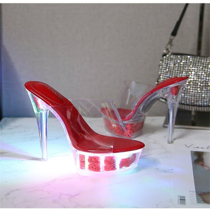 WOLF Leuchtende High Heels